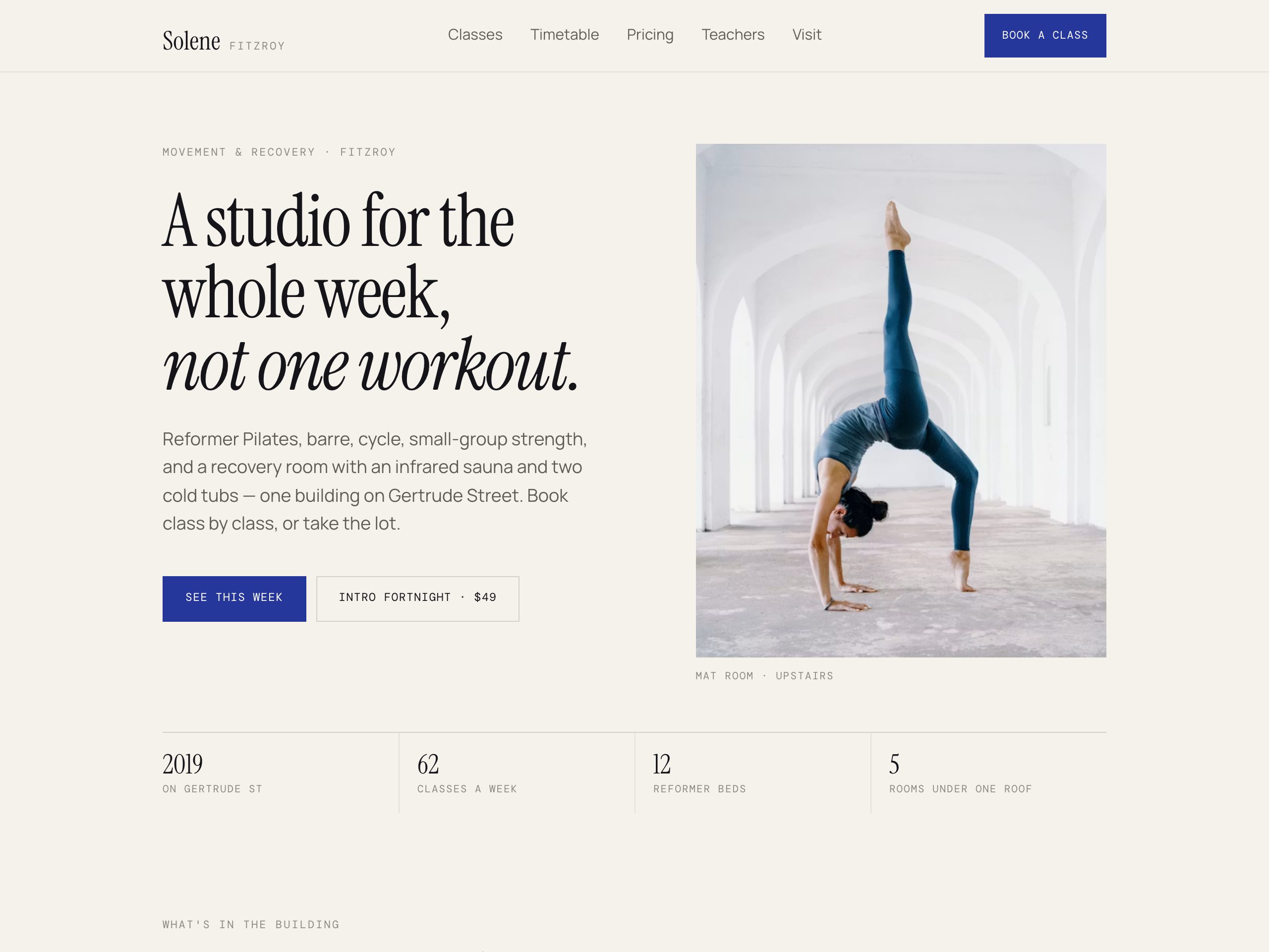 Solene Movement & Wellness — built with Nanopage